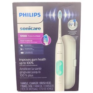 Philips Sonicare 5100 ProtectiveClean Power Toothbrush White Mint HX6857/11